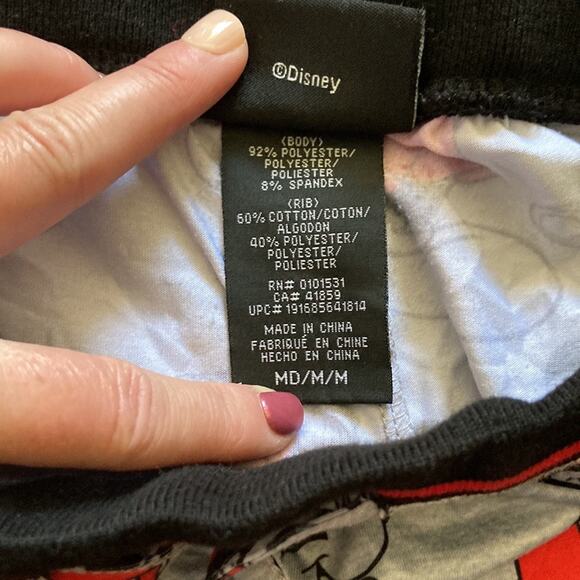 Disney Mickey Mouse Pajama Pants, Size M - Picture 7 of 10